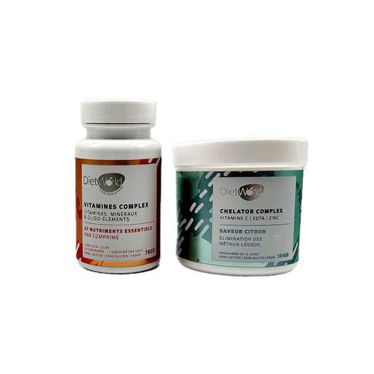 Duo pour Cure "Chélator complex" et "Complex Vitamines"