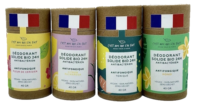 Gamme déodorant stick bio 24h