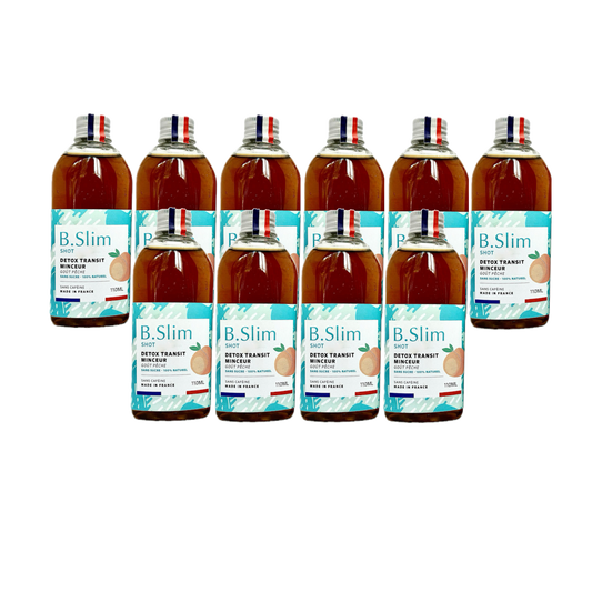 B.Slim 10 Shots Détox Transit Minceur - Goût Pêche