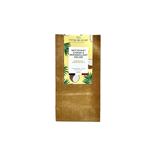 Savon solide 2 en 1 - Nettoyant et démaquillant