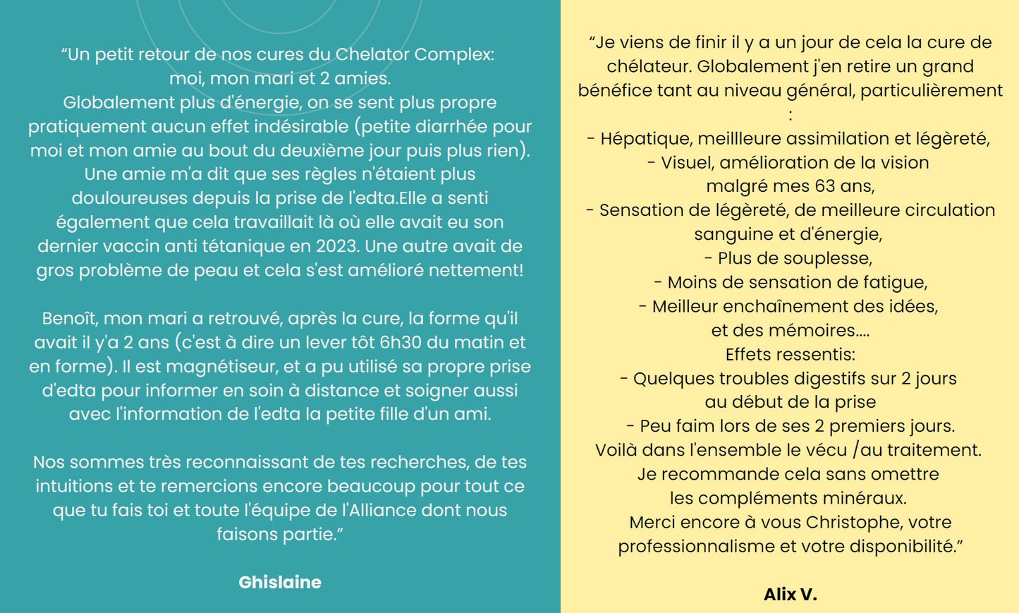 Lot 12 Chelator Complex "Élimination des métaux lourds " EDTA / VIT C / ZINC