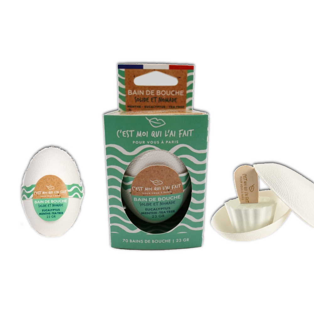 Bain de bouche solide bio végan zéro déchet