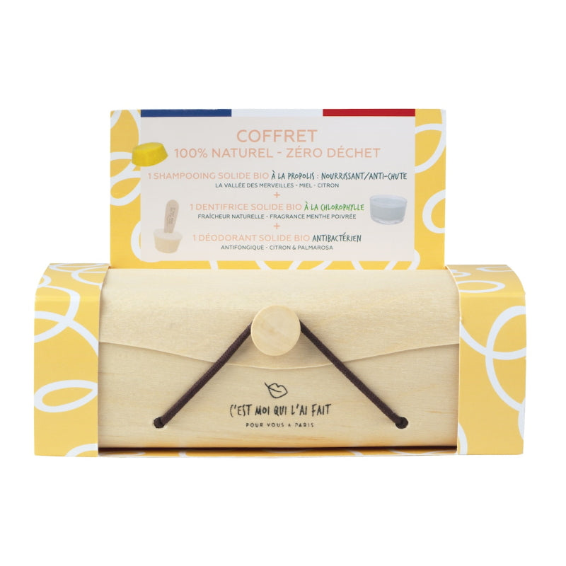 Coffret nomade bio Citron Menthe "Fraîcheur et merveilles"