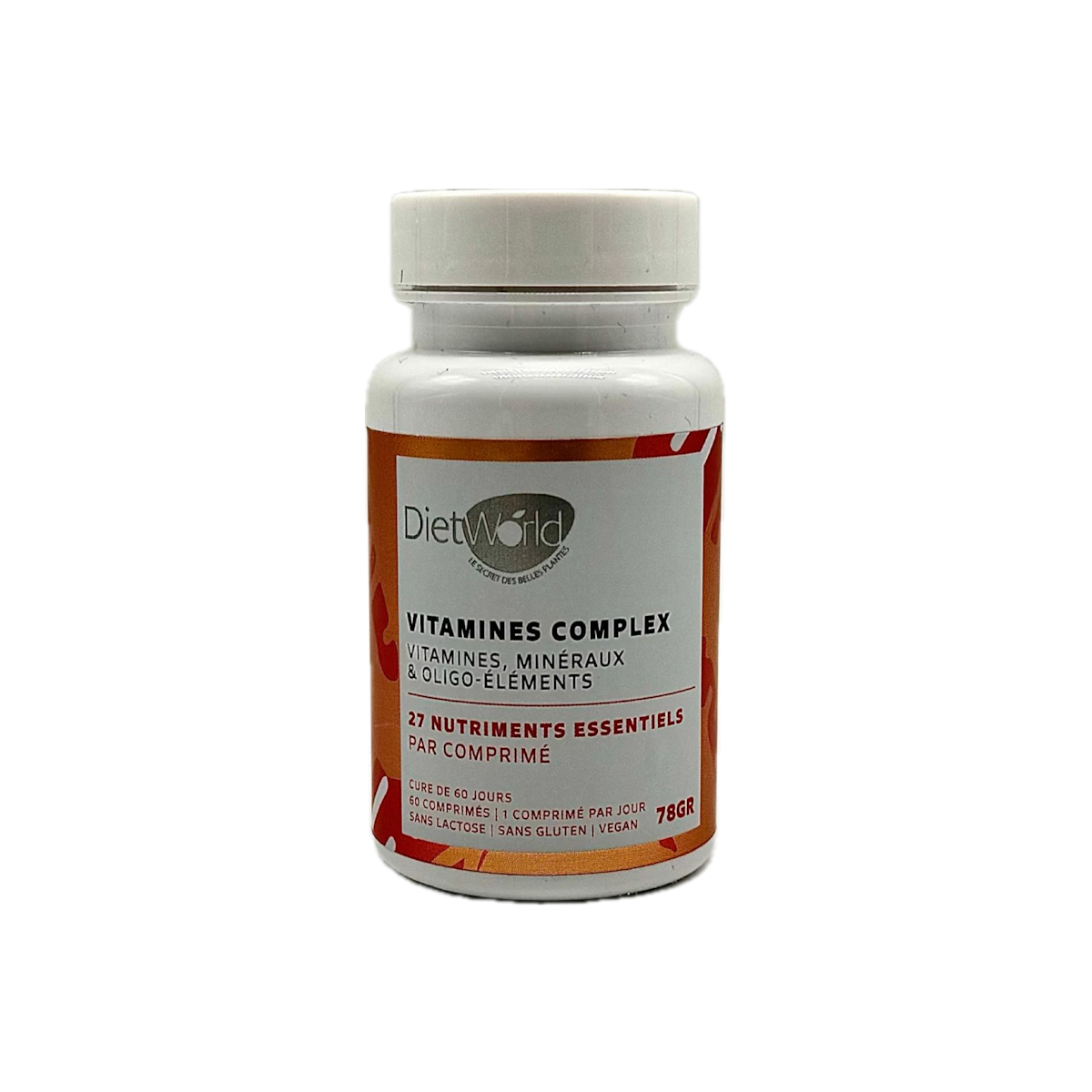Lot de 20 Vitamines Complex - 27 nutriments essentiels bioactifs