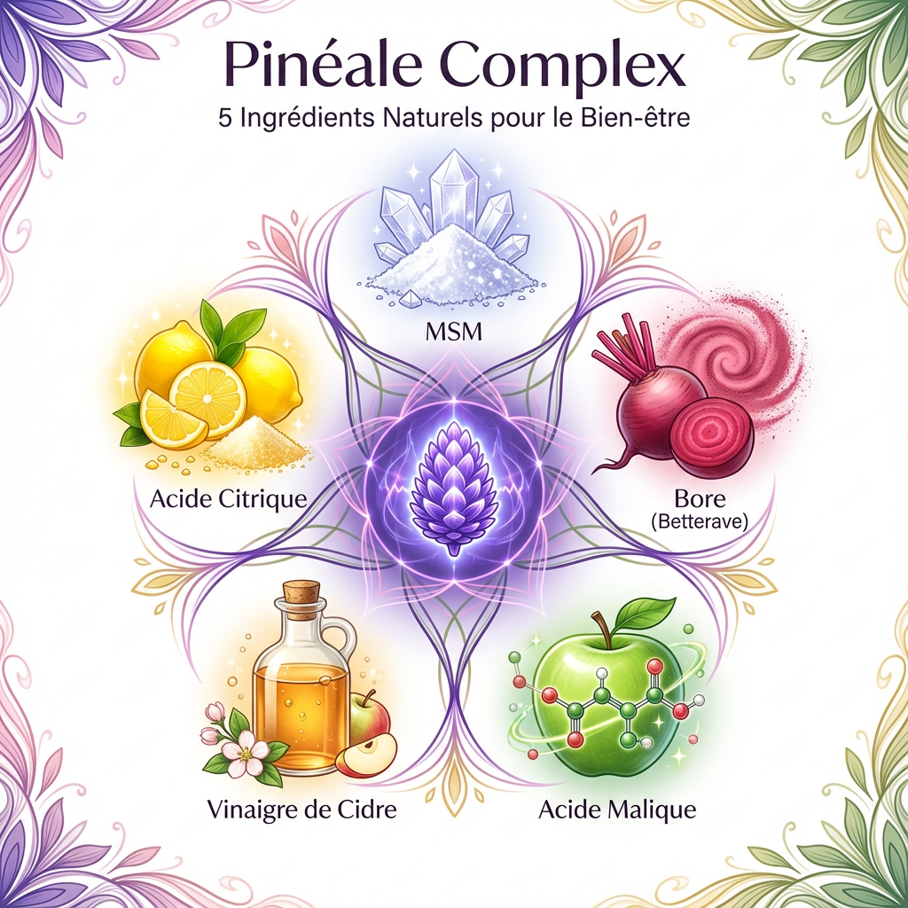 Christophe parle des 5 Ingrédients du Pinéale Complex