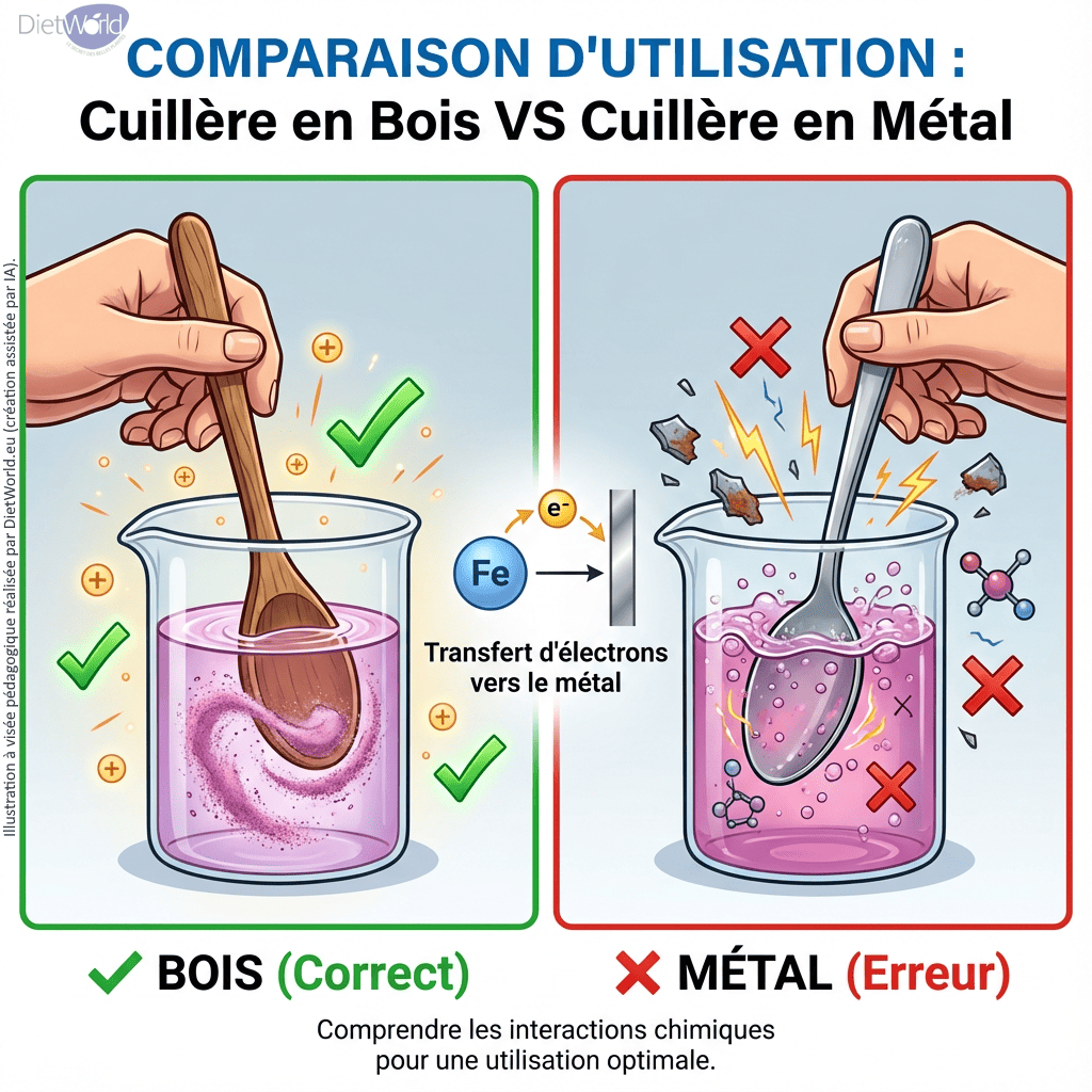 Pourquoi Pas de Cuillère en Métal ? Science Expliquée