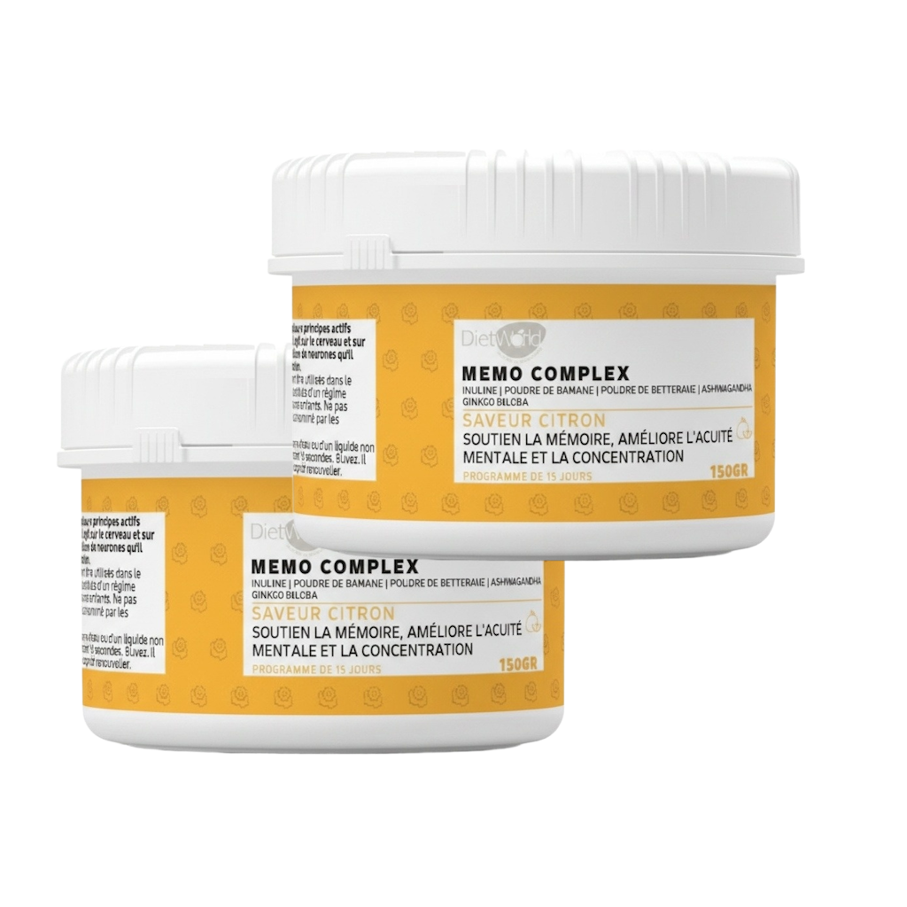 2 Mémo Complex - Soutien mémoire - Cure préventive