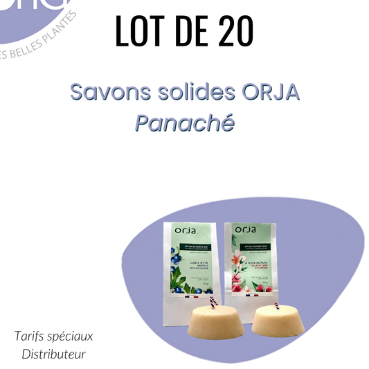 Lot 20 panaché Savons surgras ORJA