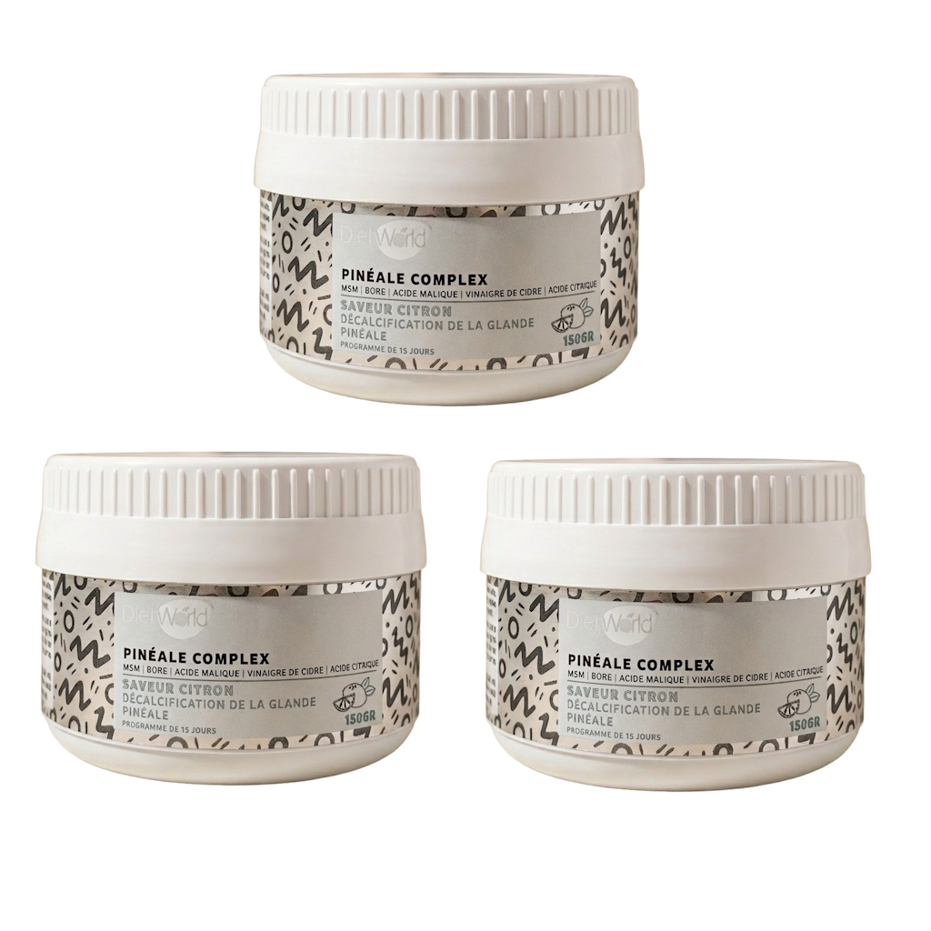 3x Pinéale Complex - Décalcification de la glande pinéale