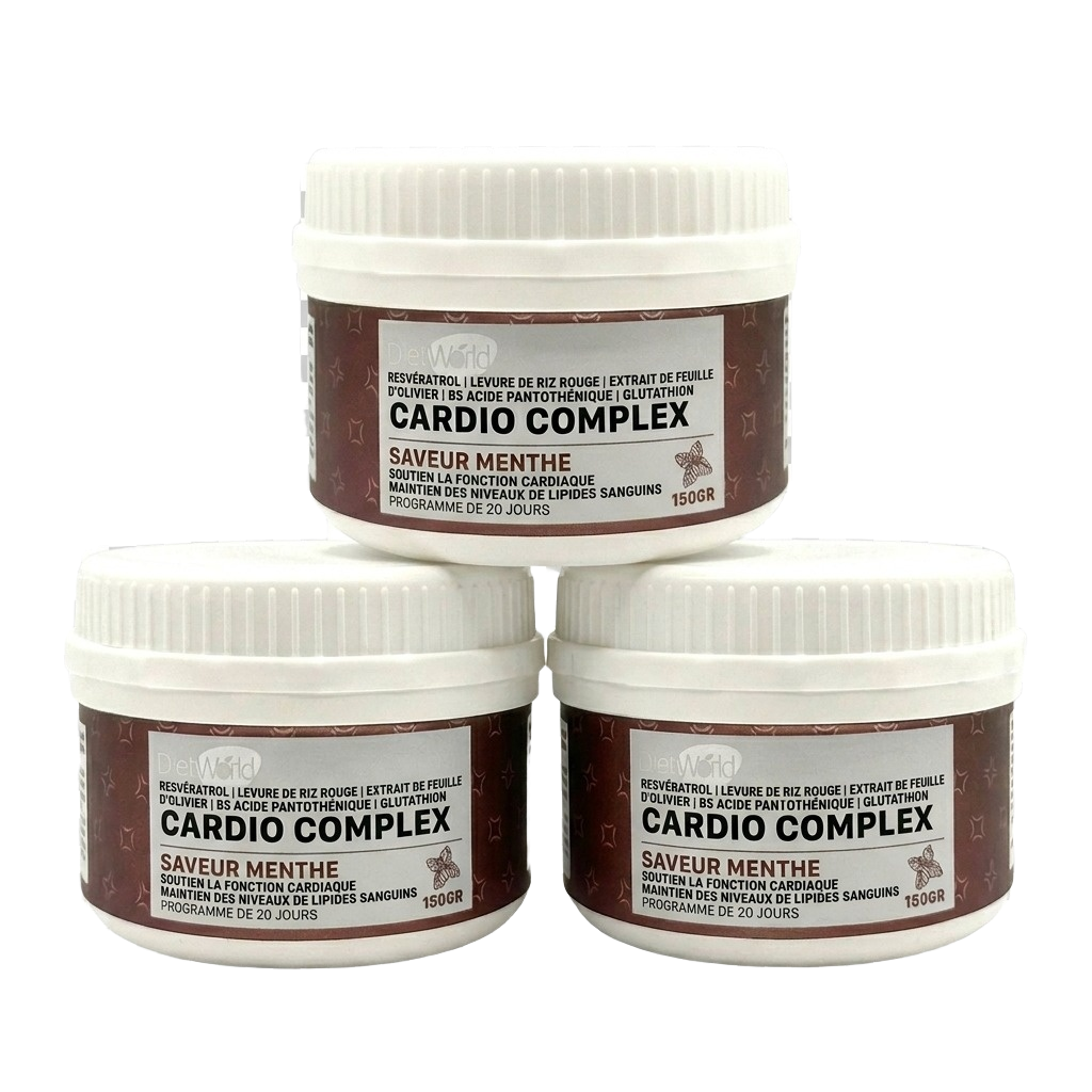 3 pots de Cardio Complex