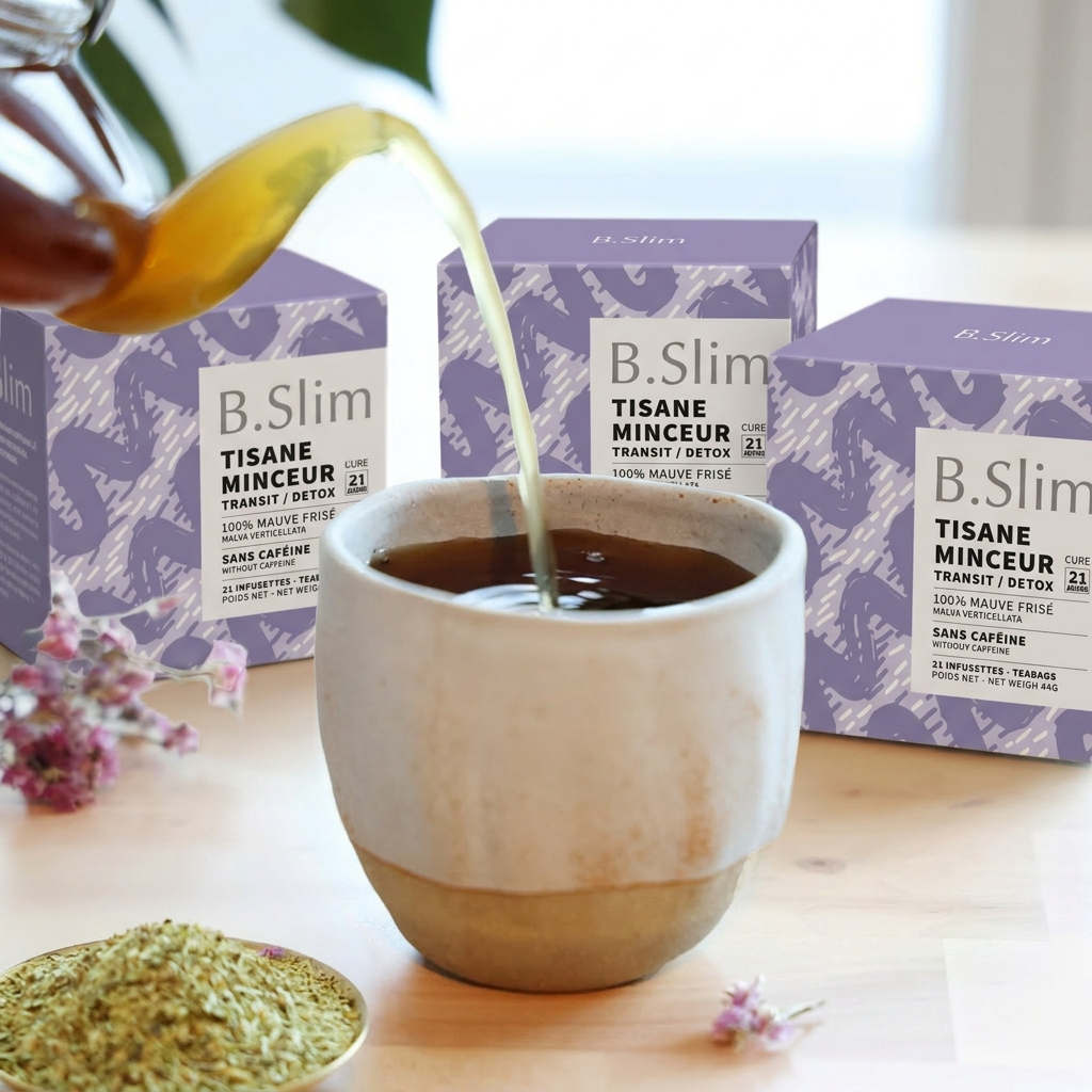 3 B.SLIM Cure 2 mois Tisane minceur Transit Detox