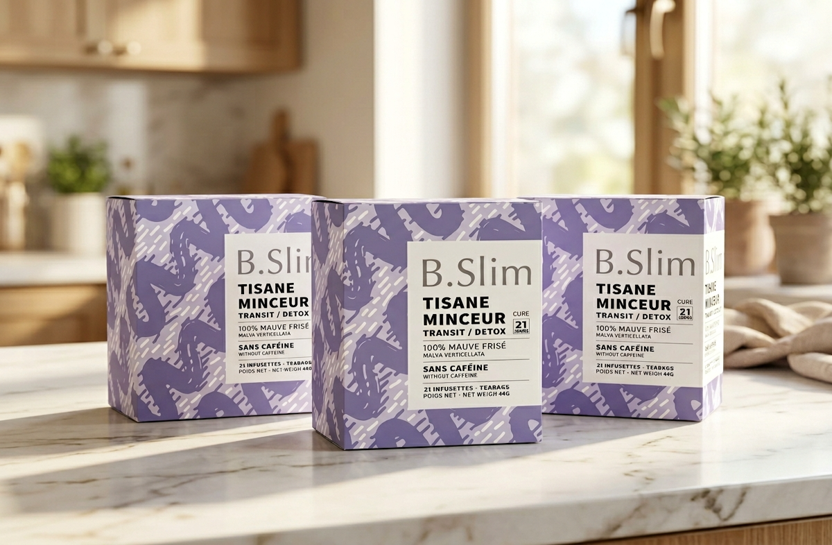 3 B.SLIM Cure 2 mois Tisane minceur Transit Detox