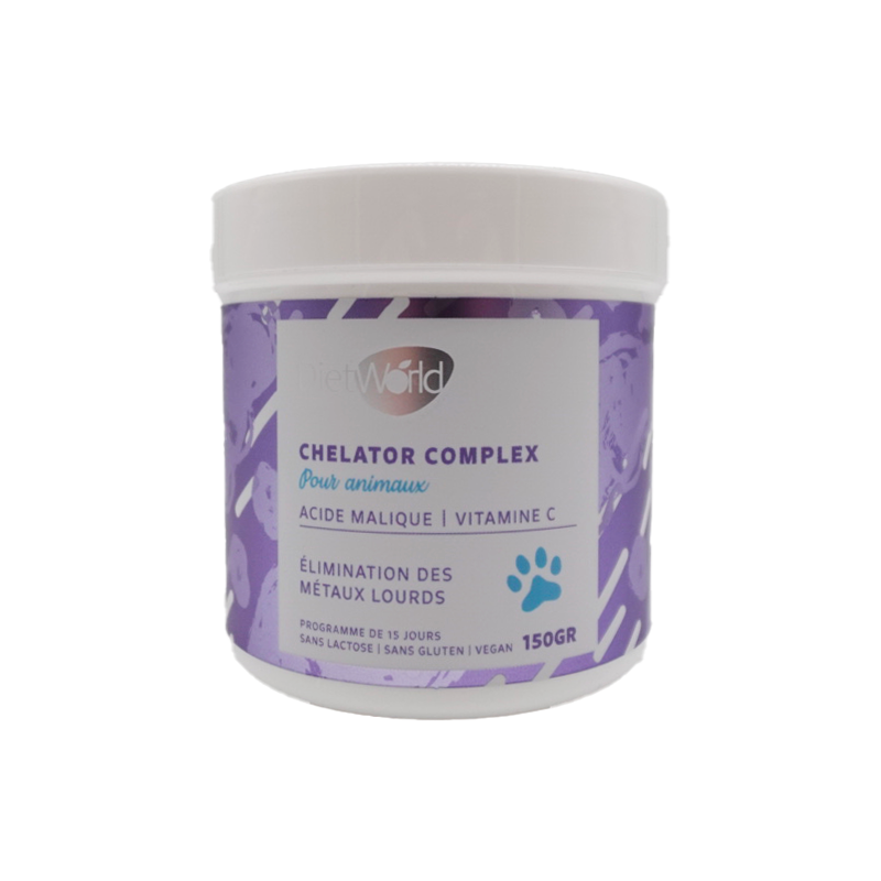 Double duo pour animaux "Chelator Complex" + Vitamines - "Élimination des métaux lourds "