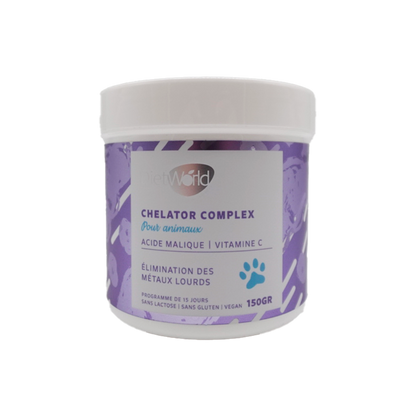 Duo pour animaux "Chelator Complex" + Vitamines - "Élimination des métaux lourds "