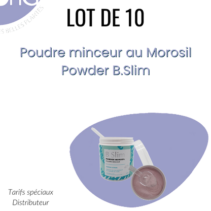 Paquete de 10 Polvo adelgazante con Morosil - Powder B.Slim
