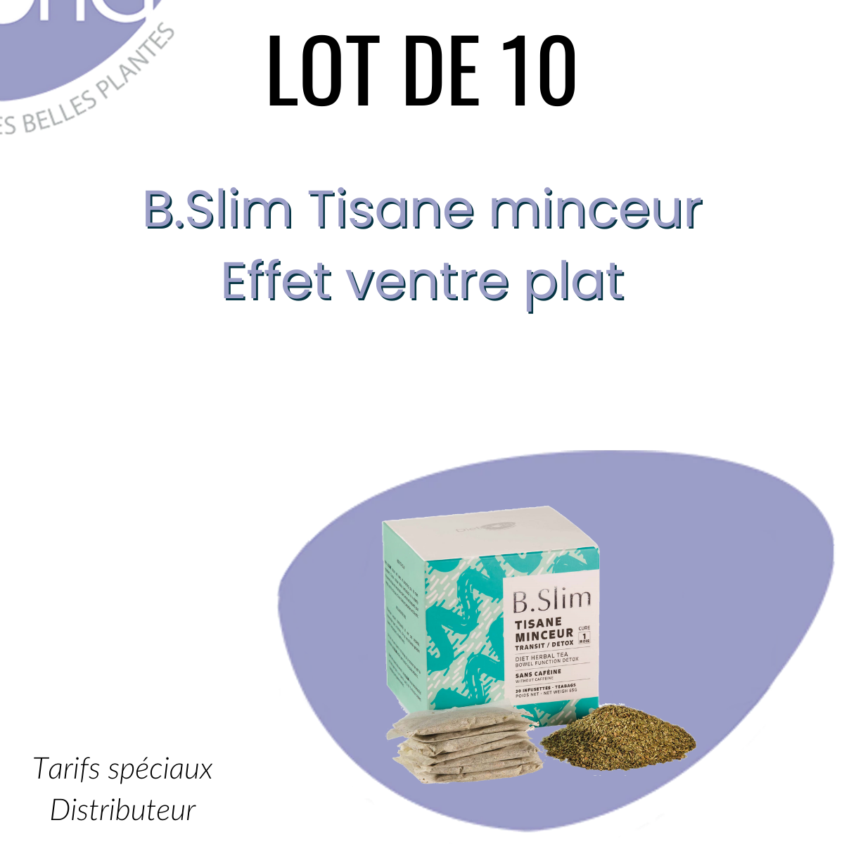 Lot 10 B.SLIM Tisane transit Detox 1 mois