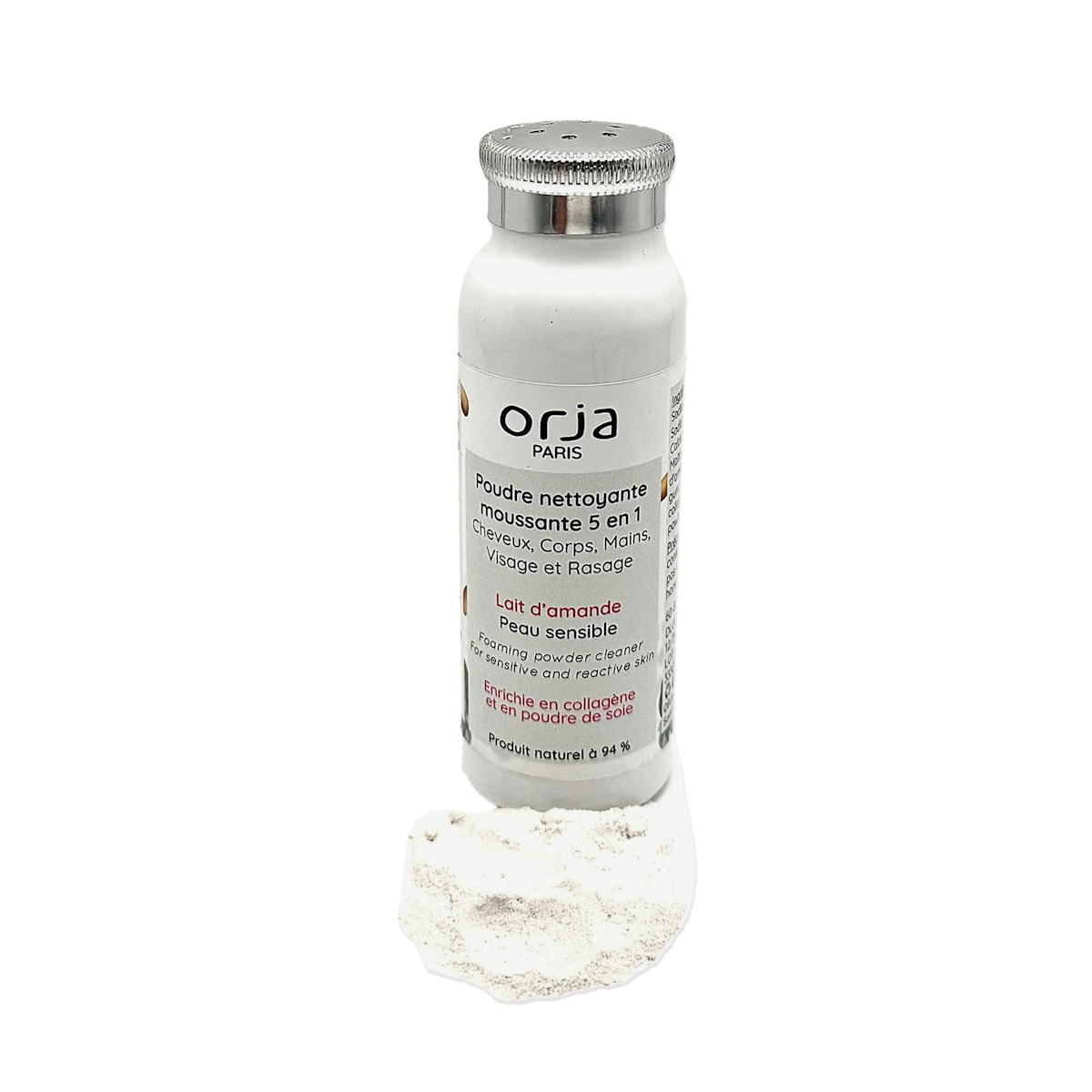 Poudre moussante 5 en 1 - Lait d'amande - Peau sensible