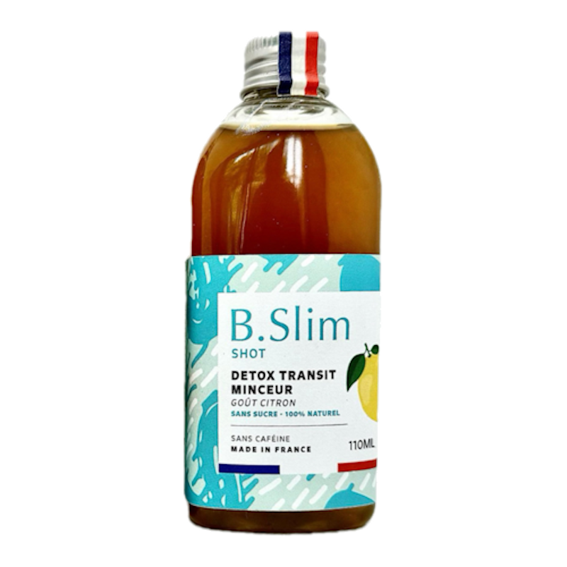 Lot 10 Shots B.Slim Détox Transit Minceur - Goût citron