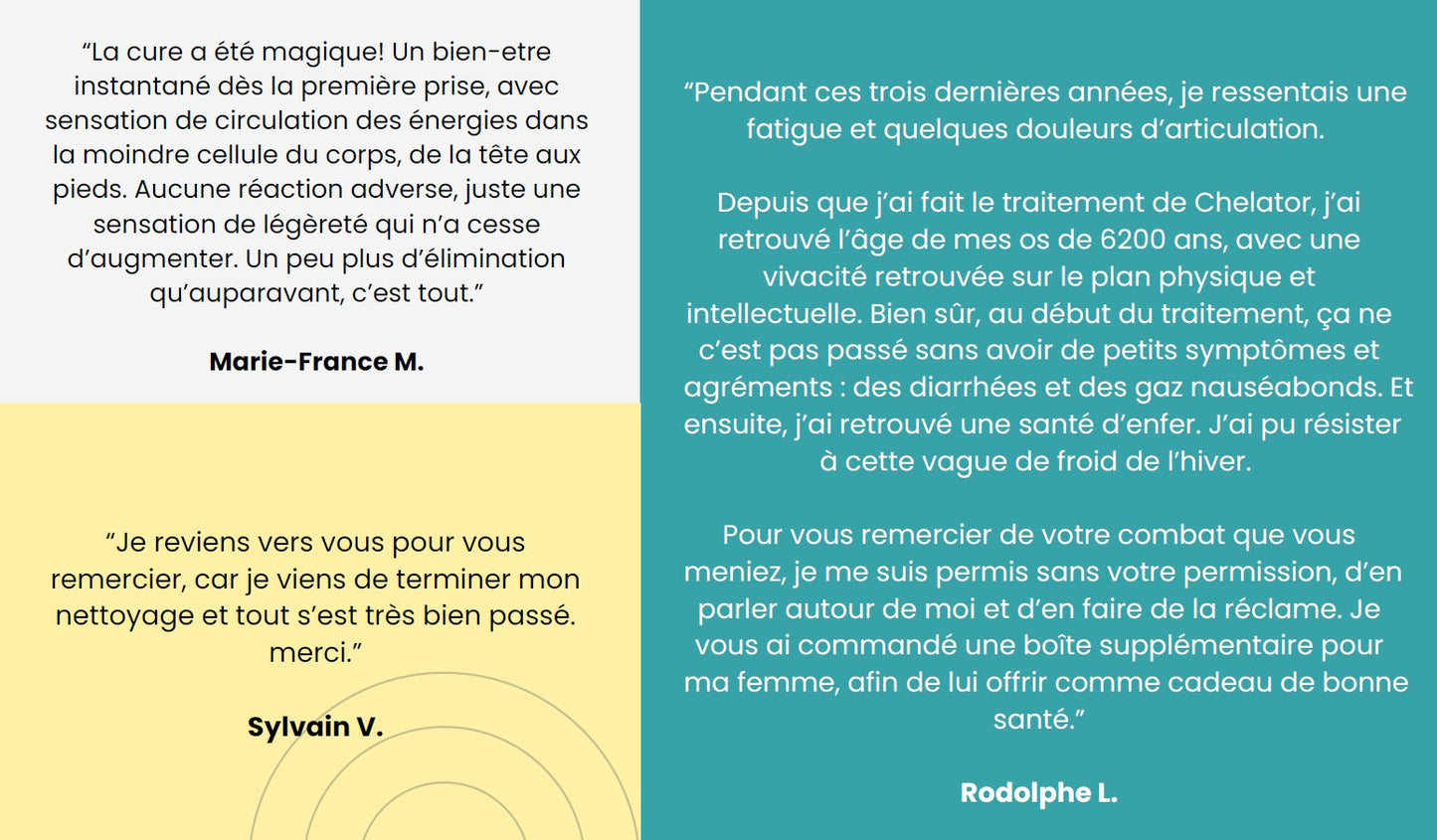 TRIO Chelator Complex Adultes, Enfants et Animaux "Élimination des métaux lourds "