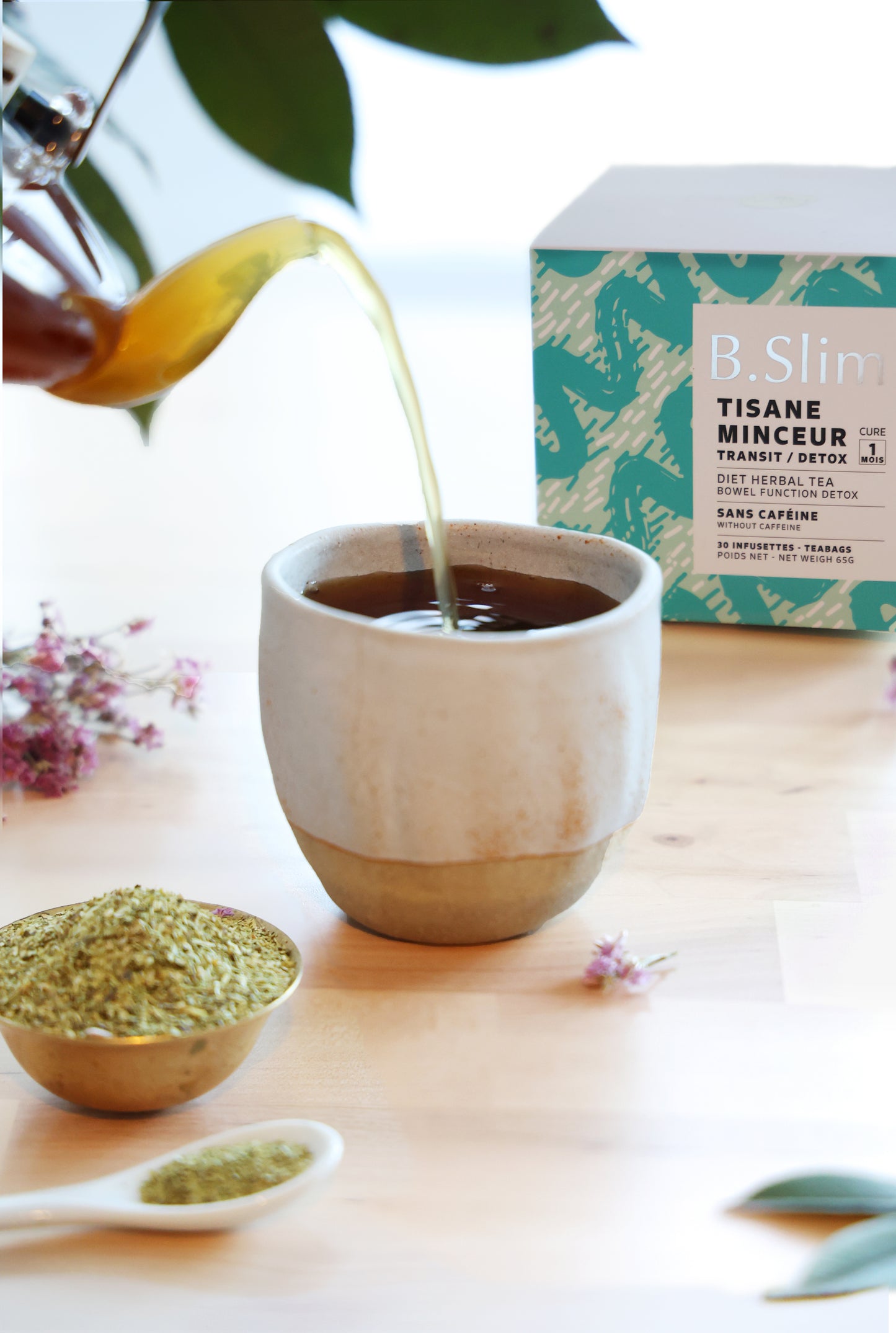 Lot 10 B.SLIM Tisane transit Detox 1 mois