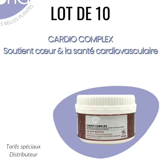 Lot 10 pots de Cardio Complex