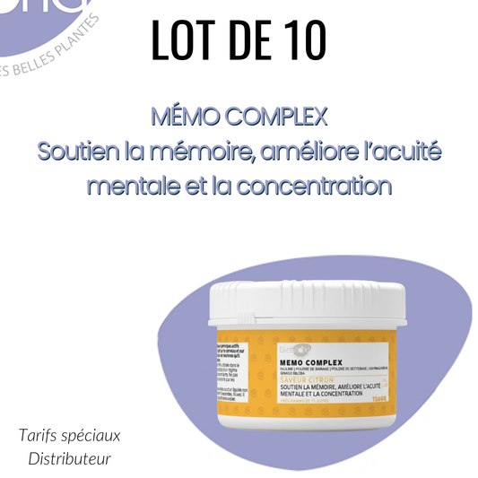 Lot 10 Mémo Complex - Soutien mémoire
