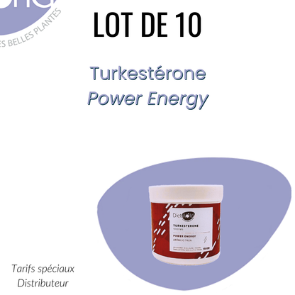 Lot de 10 pots de Turkestérone